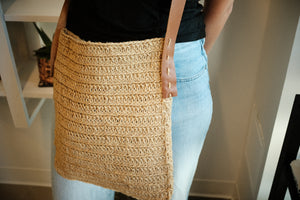 Crochet Jute Satchel