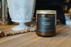 Vetiver + Tonka Amber Jar Candle