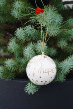 Paper Mache Hope Ornament