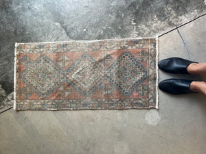 Little Vintage Turkish Rug (3'1" x 1'8")