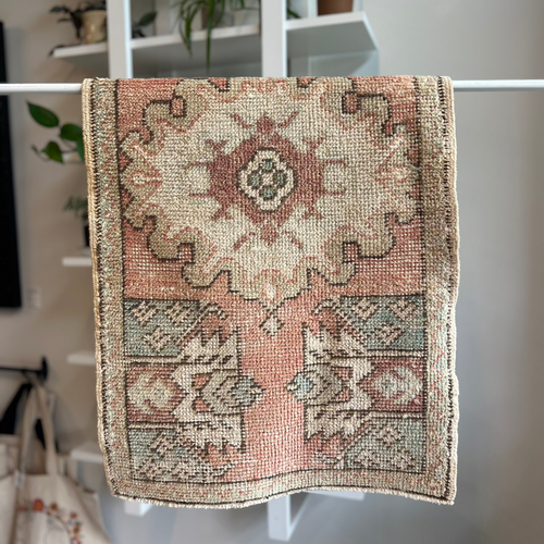 Little Vintage Turkish Rug (3' x 1'8