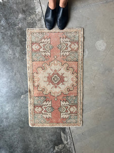 Little Vintage Turkish Rug (3' x 1'8")