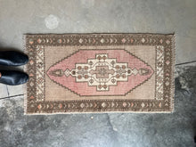 Little Vintage Turkish Rug (3'3" x 1'9")