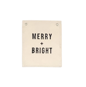 Merry + Bright Banner